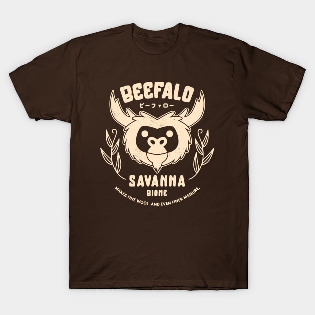 Savanna Beefalo Emblem T-Shirt by Lagelantee